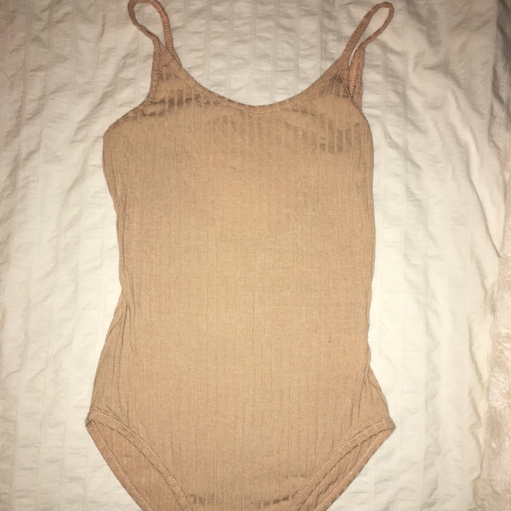 Urban Outfitters Cream Bodysuit